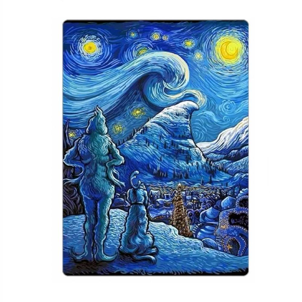 The Grinch Starry Night Magnet